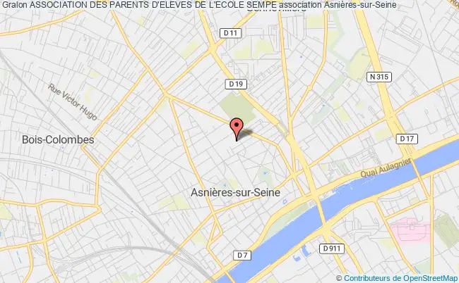 plan association Association Des Parents D'eleves De L'ecole Sempe Asnières-sur-Seine