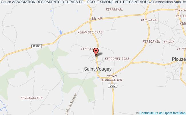 plan association Association Des Parents D'eleves De L'ecole Simone Veil De Saint Vougay Saint-Vougay