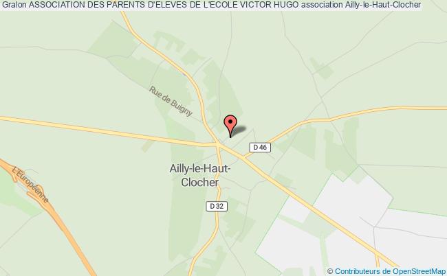 plan association Association Des Parents D'eleves De L'ecole Victor Hugo Ailly-le-Haut-Clocher