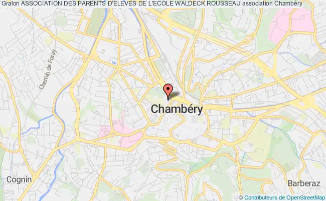 plan association Association Des Parents D'eleves De L'ecole Waldeck Rousseau Chambéry