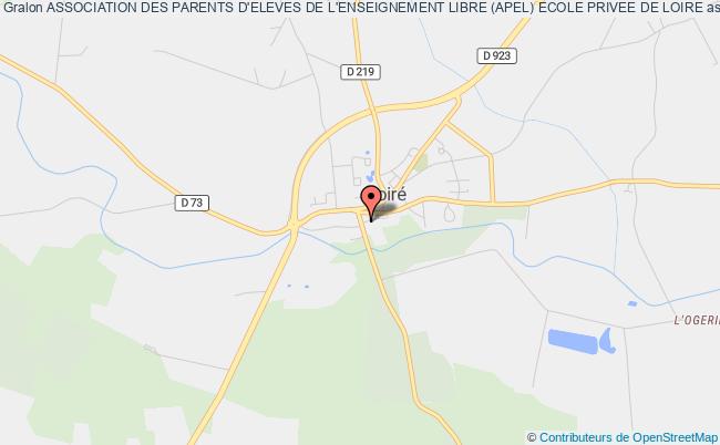 plan association Association Des Parents D'eleves De L'enseignement Libre (apel) Ecole Privee De Loire Loiré