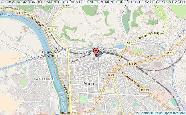 ASSOCIATION DES PARENTS D'ELEVES DE L'ENSEIGNEMENT LIBRE DU LYCEE SAINT CAPRAIS D'AGEN