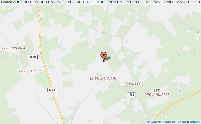 plan association Association Des Parents D'eleves De L'enseignement Public De Volnay - Saint Mars De Locquenay 'pour Les Enfants' 