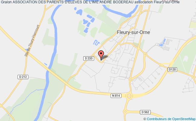 plan association Association Des Parents D'eleves De L'ime Andre Bodereau Fleury-sur-Orne
