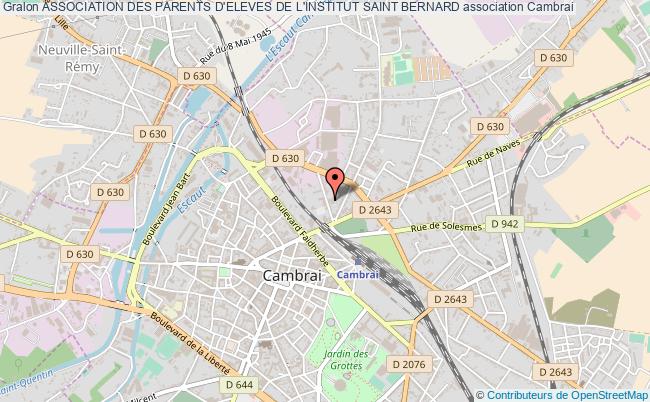 plan association Association Des Parents D'eleves De L'institut Saint Bernard Cambrai
