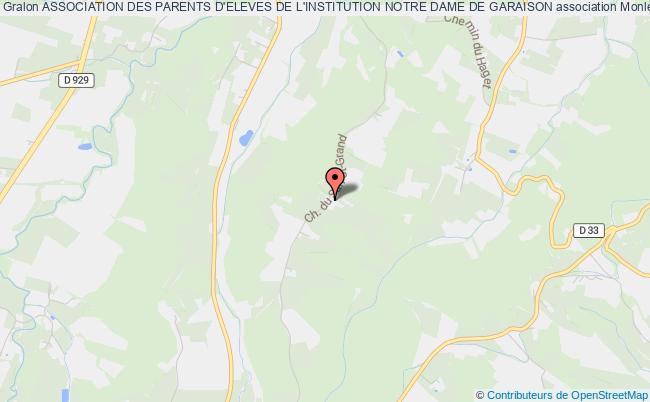plan association Association Des Parents D'eleves De L'institution Notre Dame De Garaison Monléon-Magnoac