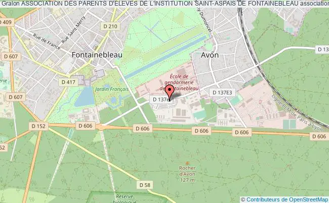 plan association Association Des Parents D'eleves De L'institution Saint-aspais De Fontainebleau Fontainebleau