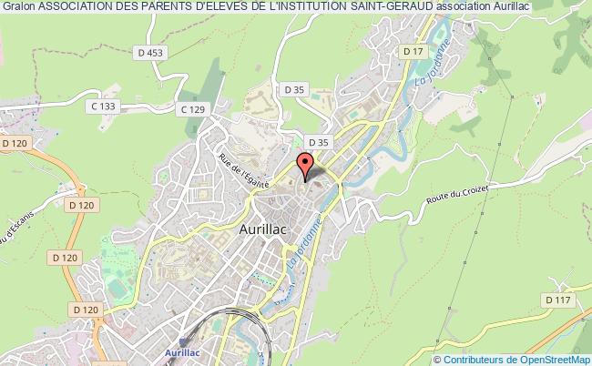 plan association Association Des Parents D'eleves De L'institution Saint-geraud Aurillac