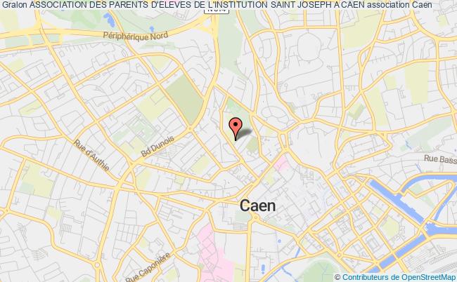 plan association Association Des Parents D'eleves De L'institution Saint Joseph A Caen Caen