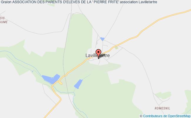 plan association Association Des Parents D'eleves De La ' Pierre Frite' Lavilletertre
