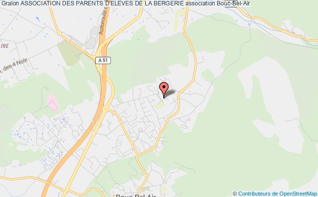 plan association Association Des Parents D'eleves De La Bergerie Bouc-Bel-Air