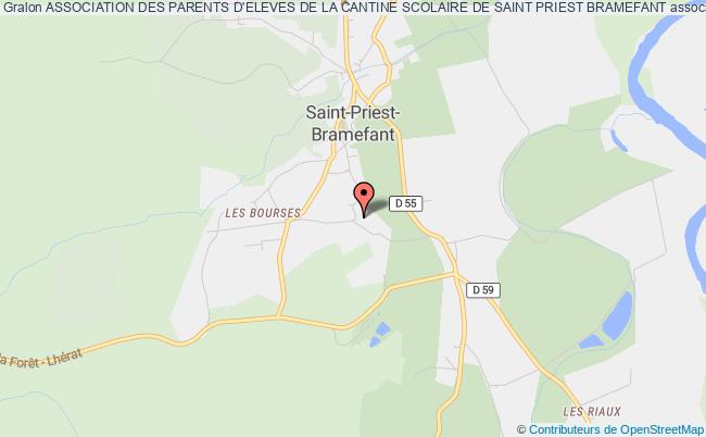 ASSOCIATION DES PARENTS D'ELEVES DE LA CANTINE SCOLAIRE DE SAINT PRIEST BRAMEFANT