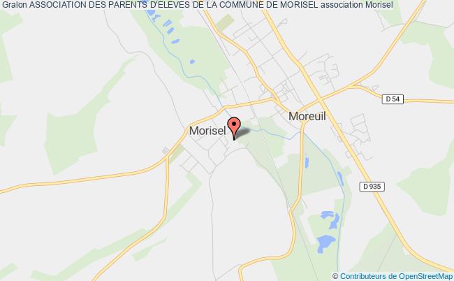 plan association Association Des Parents D'eleves De La Commune De Morisel Morisel