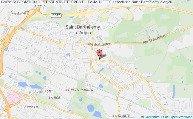 plan association Association Des Parents D'eleves De La Jaudette Saint-Barthélemy-d'Anjou
