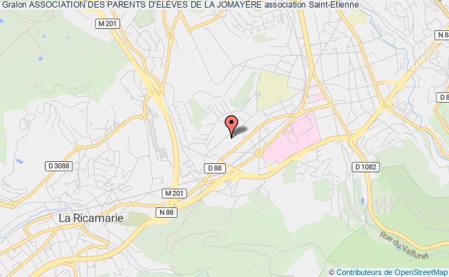 plan association Association Des Parents D'ÉlÈves De La JomayÈre Saint-Étienne