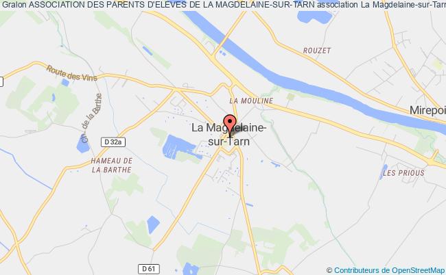 plan association Association Des Parents D'eleves De La Magdelaine-sur-tarn La Magdelaine-sur-Tarn