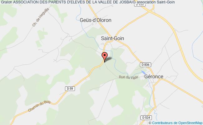 plan association Association Des Parents D'eleves De La Vallee De Josbaig Saint-Goin