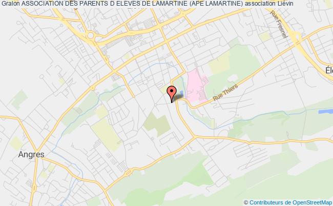 plan association Association Des Parents D Eleves De Lamartine (ape Lamartine) Liévin