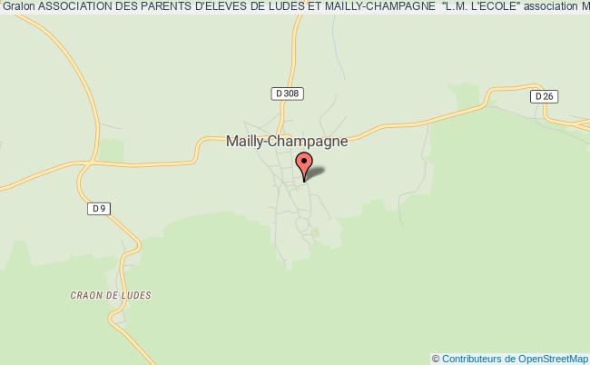 plan association Association Des Parents D'eleves De Ludes Et Mailly-champagne  "l.m. L'ecole" Mailly-Champagne