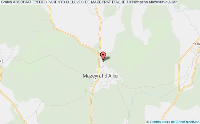 ASSOCIATION DES PARENTS D'ÉLÈVES DE MAZEYRAT D'ALLIER