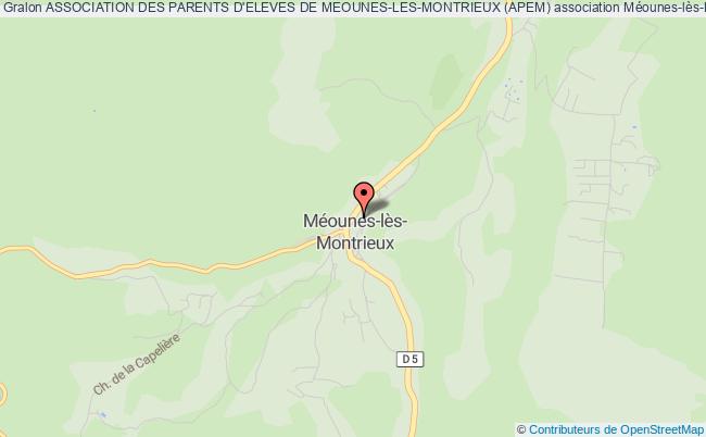 ASSOCIATION DES PARENTS D'ELEVES DE MEOUNES-LES-MONTRIEUX (APEM)