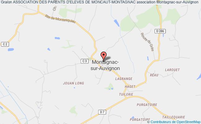 plan association Association Des Parents D'eleves De Moncaut-montagnac Montagnac-sur-Auvignon