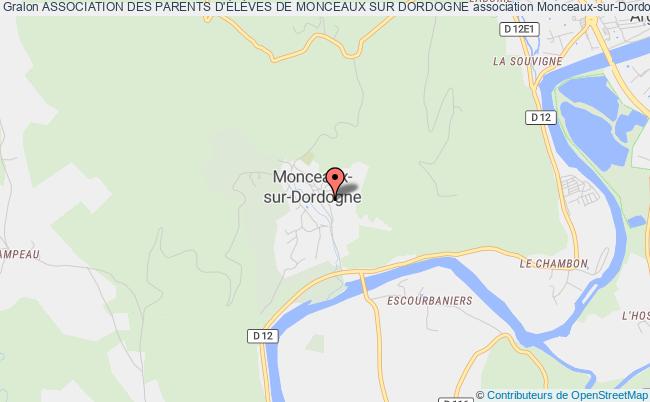 plan association Association Des Parents D'ÉlÈves De Monceaux Sur Dordogne Monceaux-sur-Dordogne