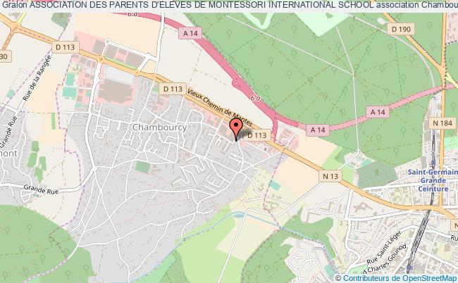 plan association Association Des Parents D'eleves De Montessori International School Chambourcy