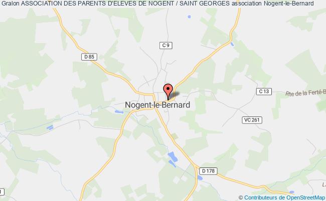 plan association Association Des Parents D'eleves De Nogent / Saint Georges Nogent-le-Bernard