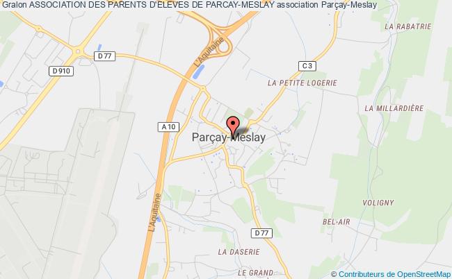 plan association Association Des Parents D'eleves De Parcay-meslay Parçay-Meslay