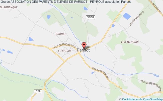 ASSOCIATION DES PARENTS D'ELEVES DE PARISOT - PEYROLE