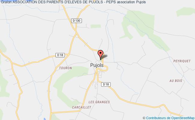 plan association Association Des Parents D'eleves De Pujols - Peps Pujols