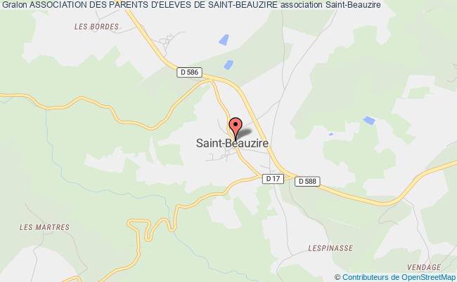plan association Association Des Parents D'eleves De Saint-beauzire Saint-Beauzire
