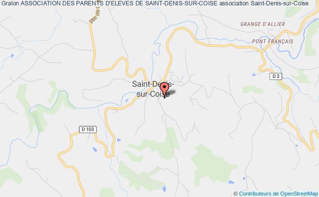 plan association Association Des Parents D'eleves De Saint-denis-sur-coise Saint-Denis-sur-Coise