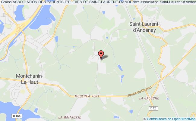 plan association Association Des Parents D'eleves De Saint-laurent-d'andenay Saint-Laurent-d'Andenay