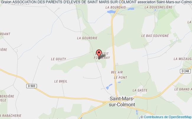plan association Association Des Parents D'eleves De Saint Mars Sur Colmont Saint-Mars-sur-Colmont