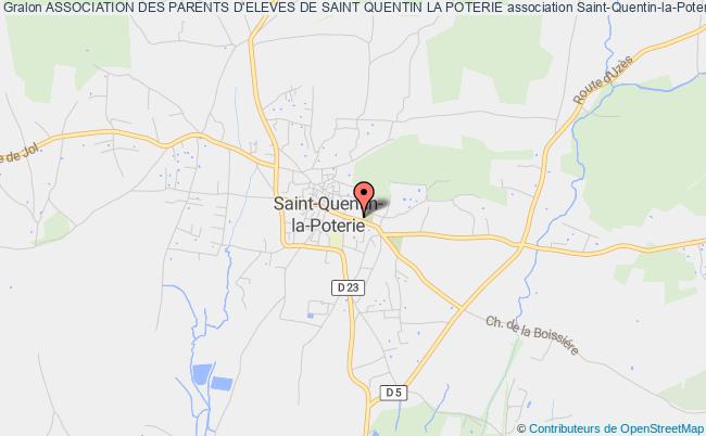 plan association Association Des Parents D'eleves De Saint Quentin La Poterie Saint-Quentin-la-Poterie