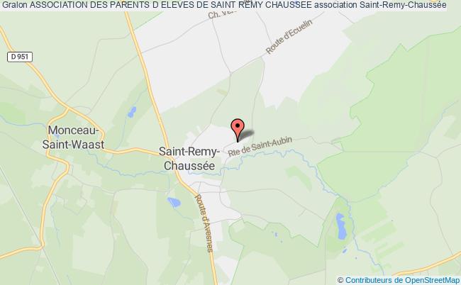 plan association Association Des Parents D Eleves De Saint Remy Chaussee Saint-Remy-Chaussée