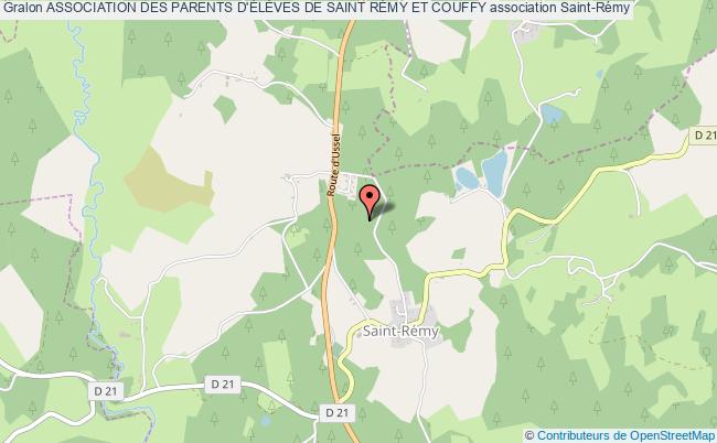 plan association Association Des Parents D'ÉlÈves De Saint RÉmy Et Couffy Saint-Rémy