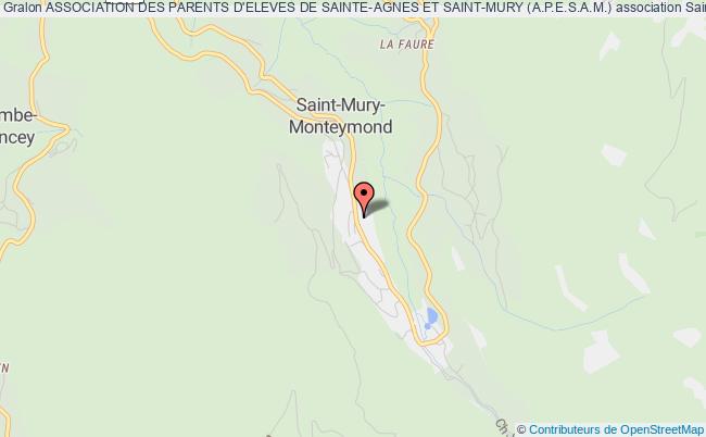 plan association Association Des Parents D'eleves De Sainte-agnes Et Saint-mury (a.p.e.s.a.m.) Saint-Mury-Monteymond
