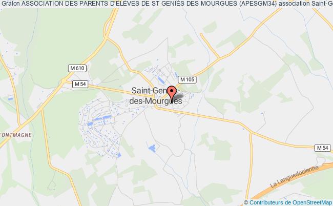plan association Association Des Parents D'elÈves De St GeniÈs Des Mourgues (apesgm34) Saint-Geniès-des-Mourgues