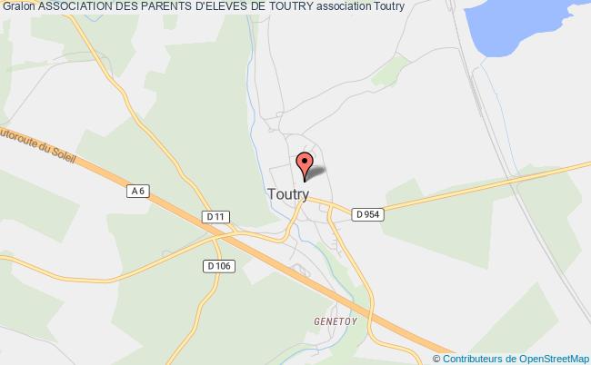 plan association Association Des Parents D'eleves De Toutry Toutry