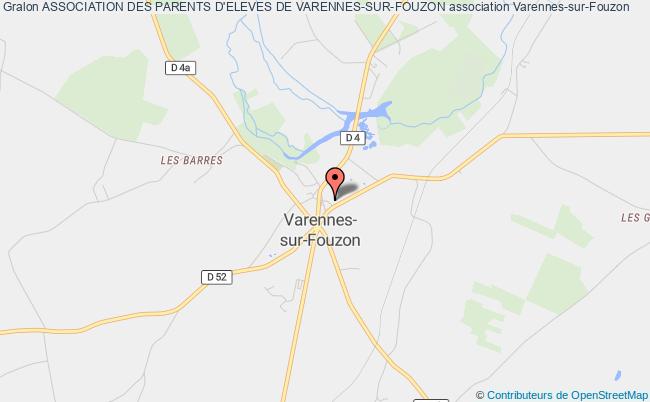 plan association Association Des Parents D'eleves De Varennes-sur-fouzon Varennes-sur-Fouzon