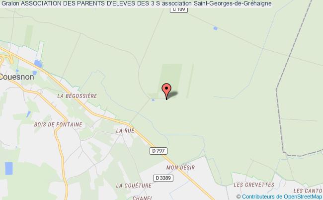 plan association Association Des Parents D'eleves Des 3 S Saint-Georges-de-Gréhaigne