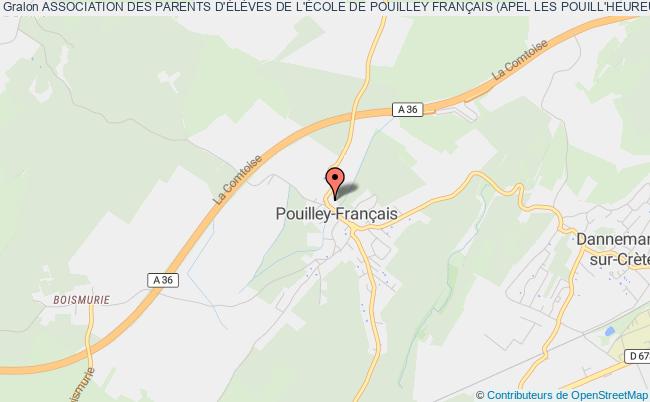 plan association Association Des Parents D'eleves Des 3 Villages (apel Des 3 Villages) Pouilley-Français