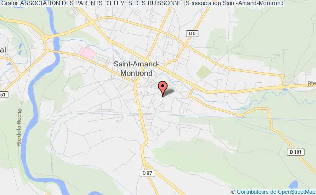 plan association Association Des Parents D'ÉlÈves Des Buissonnets Saint-Amand-Montrond