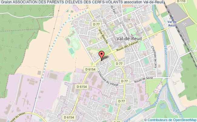 plan association Association Des Parents D'ÉlÈves Des Cerfs-volants Val-de-Reuil