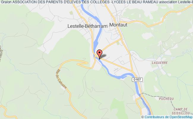 plan association Association Des Parents D'eleves Des Colleges -lycees Le Beau Rameau Lestelle-Bétharram
