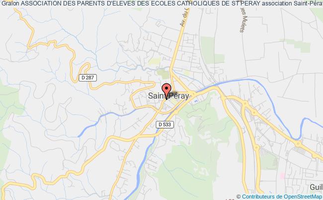 plan association Association Des Parents D'eleves Des Ecoles Catholiques De St Peray Saint-Péray