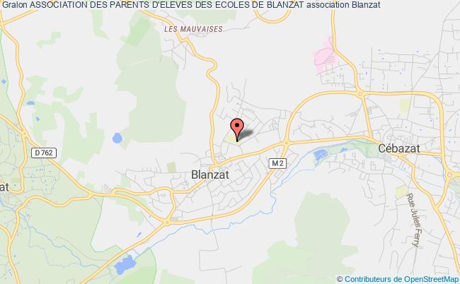 plan association Association Des Parents D'eleves Des Ecoles De Blanzat Blanzat